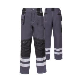 SPODNIE DO PASA PROMONTER COTTON 250 SZARE ROZM. 52