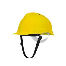 HEŁM PRZEMYSŁOWY BRATEK-3 Z PASKIEM ŻÓŁTY