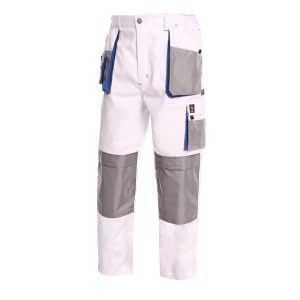 SPODNIE DO PASA PROMAN 290 BIAŁE 48