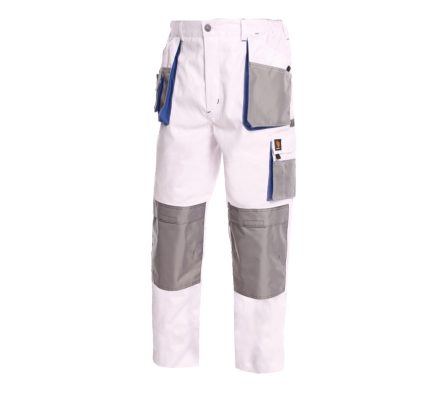 SPODNIE DO PASA PROMAN 290 BIAŁE 50