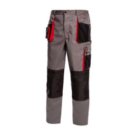 SPODNIE DO PASA PROMAN 290 JASNOSZARY 52