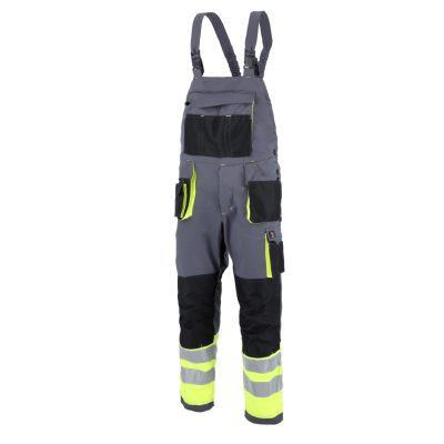 SPODNIE OGRODNICZKI PROMAN STRETCH 250 SZARY HV ROZM. 62