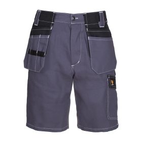 SPODNIE KRÓTKIE PROMONTER COTTON 250 SZARE ROZM. 48