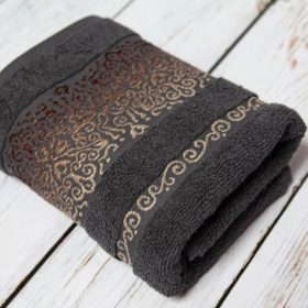 RĘCZNIK BAWEŁNIANY MAJORKA 70x140 500g. ANTRACYT