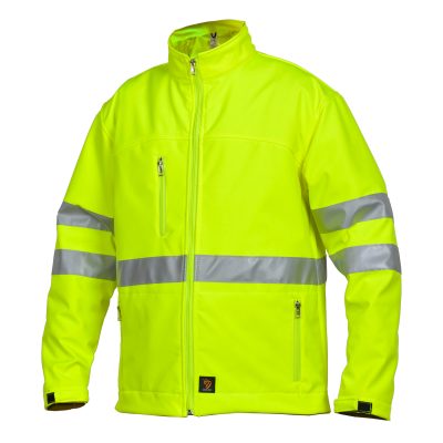 SOFTSHELL KURTKA HV ŻÓŁTA ROZM. L