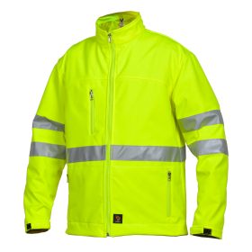 SOFTSHELL KURTKA HV ŻÓŁTA ROZM. XL