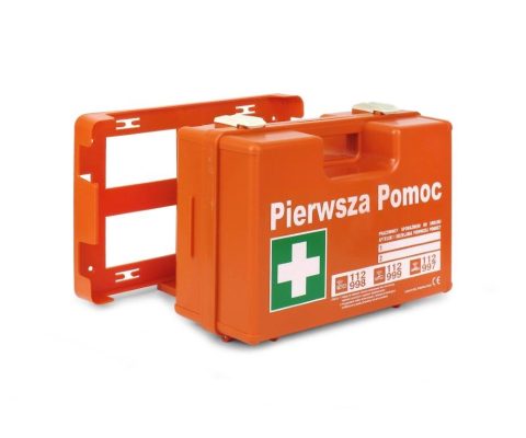 APTECZKA PRZENOŚNA K-10 Z WIESZAKIEM ŚCIENNYM (DIN 13164 USTNIK)