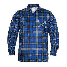 KOSZULA FLANELOWA KRATA NIEBIESKA ROZM. XXL