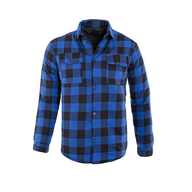 KOSZULA FLANELOWA OCIEPLANA NIEBIESKA