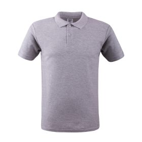 POLO MĘSKIE MPS180 SZARY MELANŻ ROZM. XXXL