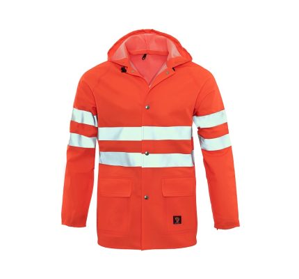 PROBALTIC KURTKA PRZECIWDESZCZOWA FLUO ORANGE ROZM. 54