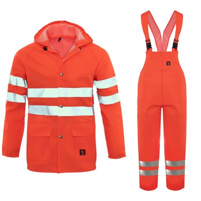 PROBALTIC UBRANIE PRZECIWDESZCZOWE FLUO ORANGE ROZM. 54
