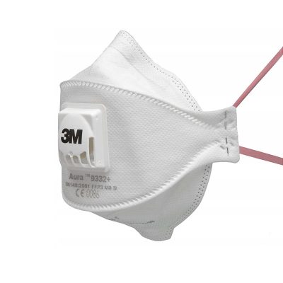 PÓŁMASKA FILTRUJĄCA AURA 3M Z ZAWOREM KAT. FFP3 - 9332