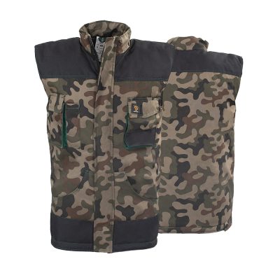 BEZRĘKAWNIK OCIEPLANY PROMAN 260 MORO ZIELONY ROZM. 62