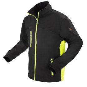 SOFTSHELL KURTKA CZARNO-ŻÓŁTA