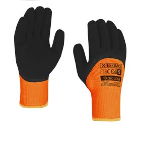 RĘKAWICE OCIEPLANE POWLEKANE PIANKĄ LATEKSOWĄ X-ESKIMO ROZM. 9