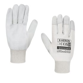 RĘKAWICE OCHRONNE WZMOCNIONE KOZIĄ SKÓRĄ X-HERON ROZM. 9