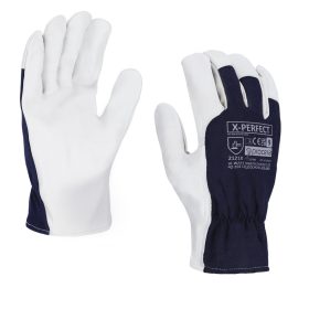 RĘKAWICE WZMOCNIONE KOZIĄ SKÓRĄ X-PERFECT ROZM. 9