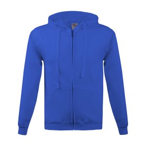 BLUZA Z KAPTUREM ZAPINANA 280G NIEBIESKA ROZM. XXXL