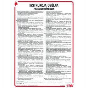 INSTRUKCJA PPOŻ - INSTRUKCJA OGÓLNA PRZECIWPOŻAROWA - DB 001 DN CN