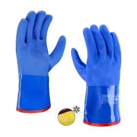RĘKAWICE GUMOWE OCIEPLANE X-FREEZEBLUE ROZM. 11