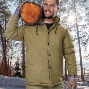 Płaszcz puchowy NICOLAS, zielony