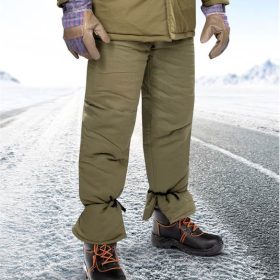 NICOLAS K spodnie z watą, zielone