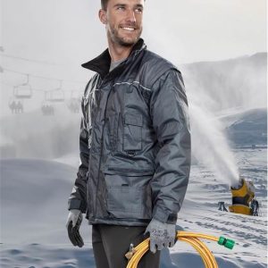 LINO kurtka zimowa męska, szara FINAL SALE