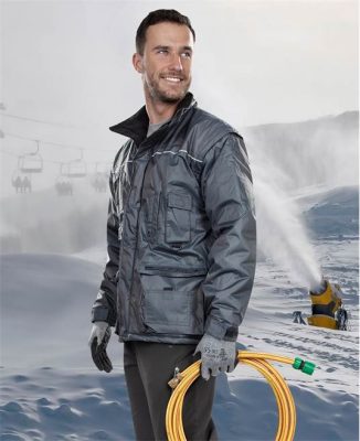 LINO kurtka zimowa męska, szara FINAL SALE