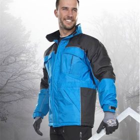 Kurtka zimowa RIVER niebieska