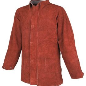 Skórzana kurtka ze skóry dwoinowej