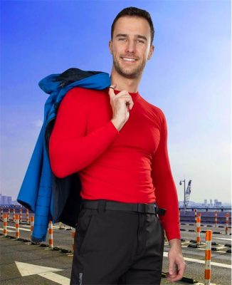 T-shirt CUBA długi rękaw czerwony