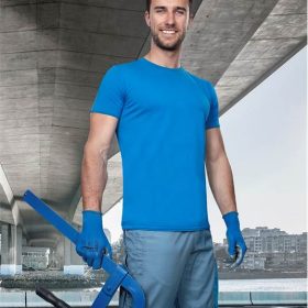 T-shirt TRENDY średni niebieski