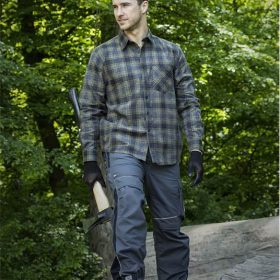 Koszula flanelowa MIEJSKA, khaki