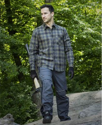 Koszula flanelowa MIEJSKA, khaki