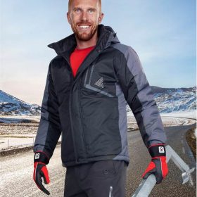 YORK mężczyźni. zim. kurtka czarno-szara