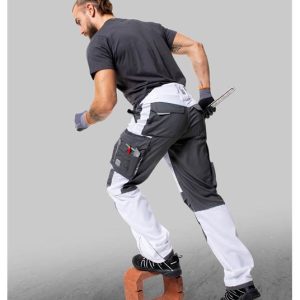 Spodnie do pasa SUMMER białe rozszerzone