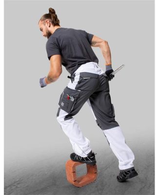 Spodnie do pasa SUMMER białe rozszerzone