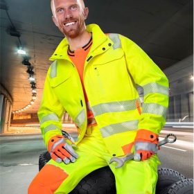 Kurtka SIGNAL żółto - pomarańczowa