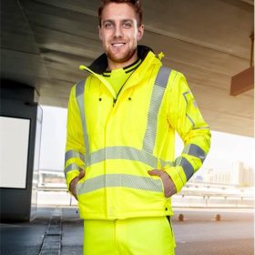 Kurtka softshell ostrzegawcza SIGNAL żółta