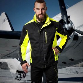 Kurtka NEON czarno-żółta