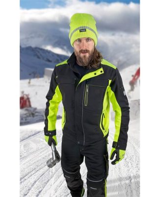 Kurtka NEON WINTER czarno-żółta