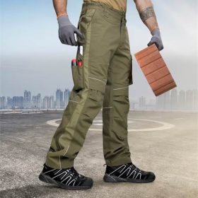 Spodnie do pasa URBAN + khaki przedłużone