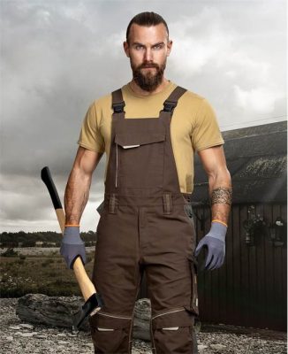 Spodnie URBAN + brązowe skrócone