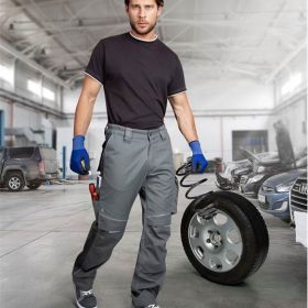 Spodnie do pasa URBAN + szare przedłużone