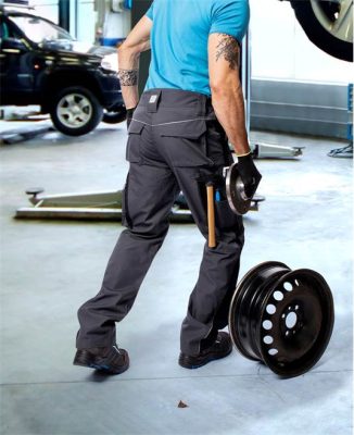 Spodnie do pasa URBAN + ciemnoszare skrócone