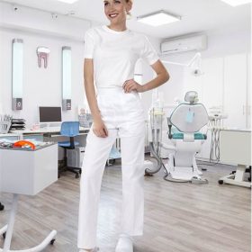 Spodnie damskie SANDER białe