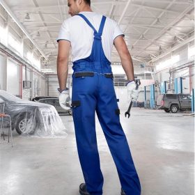 Lakierowe spodnie COOL TREND niebieskie