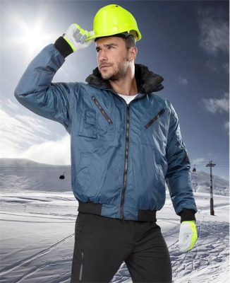 Kurtka zimowa męska HOWARD, niebieska