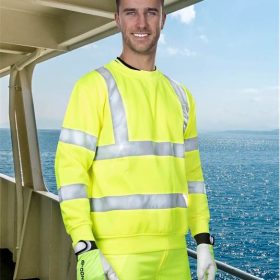 Bluza z kapturem hi-see żółta REF301